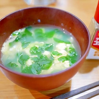 モリンガ卵スープ